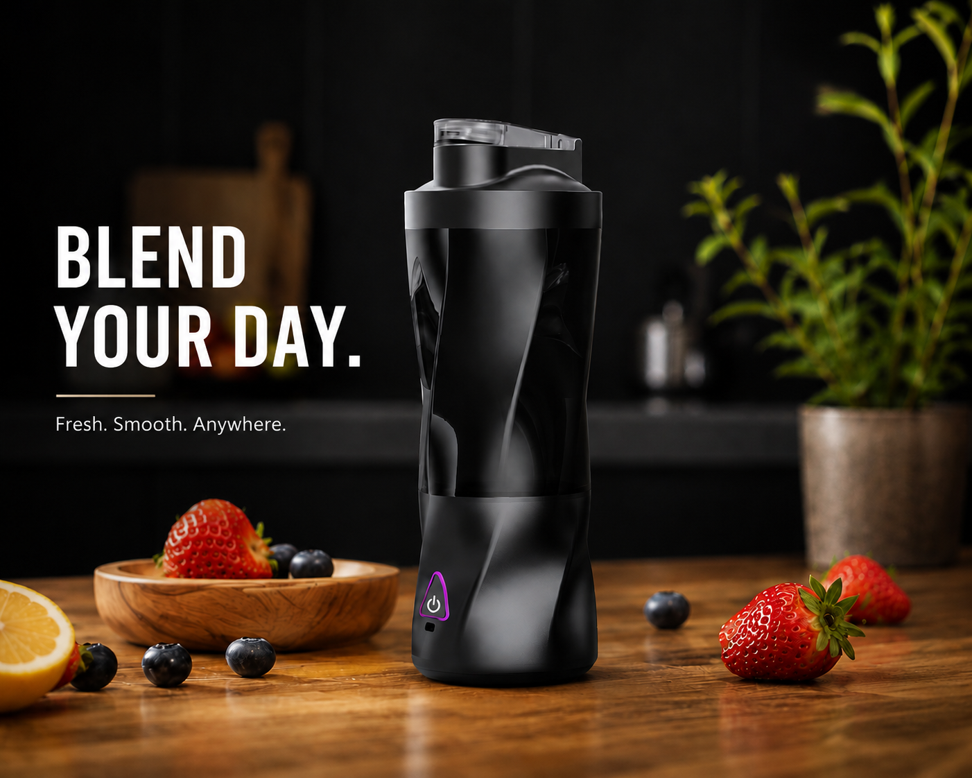 Portable Mini Blender

Fresh blends. Wherever you go.