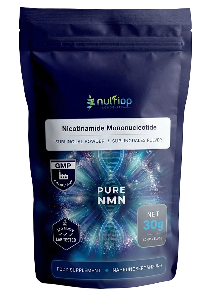 Nutriop® Pure NMN Sublingual Powder - Direct NAD+ Precursor (30g)