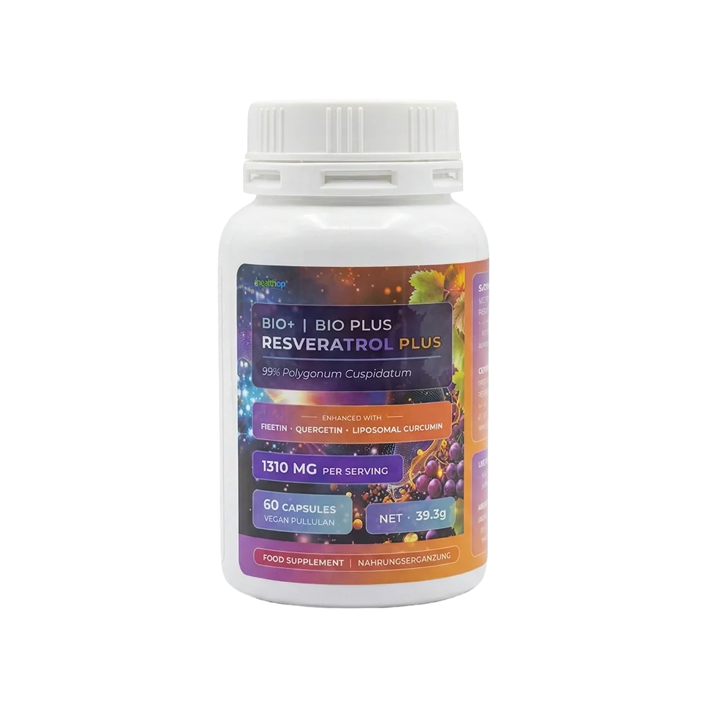 Nutriop® Resveratrol PLUS - Advanced Senolytic & Polyphenol Stack (60 Capsules)